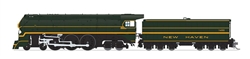 Broadway Limited 8087 HO Class I-5 4-6-4 Standard DC Stealth Brass Hybrid New Haven #1400 Fantasy Scheme Green Yellow