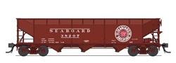 Broadway Limited 8118 HO AAR 70-Ton 3-Bay Hopper w/Load 4-Pack Seaboard Air Line