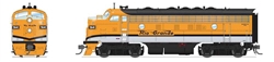 Broadway Limited 8192 HO EMD F7 A-Unpowered B Set Sound and DCC Paragon4 Denver & Rio Grande Western #5641 5642