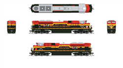 Broadway Limited 8423 N EMD SD70ACe Sound and DCC Paragon4 Kansas City Southern #4016