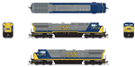 Broadway Limited 8593 N GE AC6000CW Standard DC Stealth CSX #601 YN2