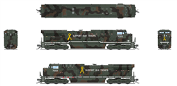 Broadway Limited 8587 N GE AC6000CW Sound & DCC Paragon4 Support Our Troops #7003 Fantasy Camouflage