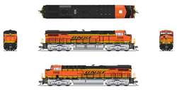 Broadway Limited 8628 N GE ES44AC Standard DC Stealth BNSF Railway #6308 H3