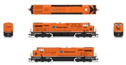 Broadway Limited 8634 N GE ES44AC Standard DC Stealth Canadian Pacific #8781 Hapag-Lloyd