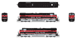 Broadway Limited 8622 N GE ES44AC Sound & DCC Paragon4 Iowa Interstate #513 Rock Island Heritage