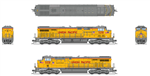 Broadway Limited 8641 N GE ES44AC Standard DC Stealth Union Pacific #5251 Small Flag