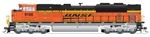 Broadway Limited 8700 HO EMD SD70ACe Standard DC Stealth Series BNSF Railway #9196