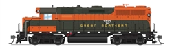 Broadway Limited 8896 HO EMD GP35 Low Nose Sound and DCC Paragon4 Burlington Northern BN #2510