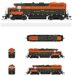 Broadway Limited 8909 HO EMD GP35 Low Nose Standard DC Stealth Burlington Northern BN #2522