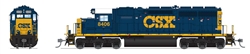 Broadway Limited 9041 HO EMD SD40 Low Nose Standard DC Stealth CSX #8413