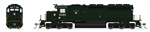 Broadway Limited 9042 HO EMD SD40 Low Nose Standard DC Stealth Pennsylvania Railroad #6089