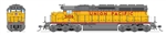 Broadway Limited 9049 HO EMD SD40 Low Nose Standard DC Stealth Union Pacific #3117