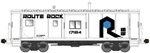 Bluford 44305 N International Car Bay Window Caboose Phase 4 Rock Island #17187