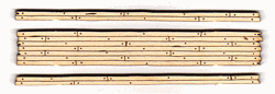 Blair Line 120 HO Rough-Cut 2-Lane Wood Grade Crossing Kit 3-9/16" Long Pkg 2