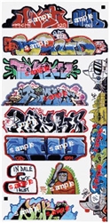 Blair Line 1263 N Mega Set Modern Tagger Graffiti Decals #14 Pkg 10