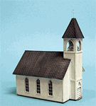 Blair Line 169 HO Wood Frame Church Kit