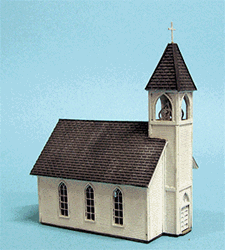 Blair Line 169 HO Wood Frame Church Kit