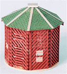 Blair Line 191 HO Tom's Corn Crib 2-1/4" Diameter 2-1/2" Tall