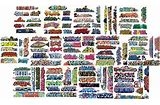 Blair Line 22442263 HO Graffiti Mega Decal Set 14 Different Sets