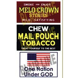 Blair Line 2254 HO Barn Sign Decals Set #5 Melo Crown Stogies Mail Pouch One Nation