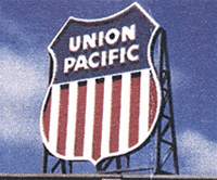 Blair Line 2509 Laser-Cut Wood Billboard Kits Large for HO S & O Union Pacific Shield Herald