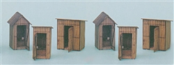 Banta Modelworks 2021 HO 6 In 1 Outhouse Collection Kit