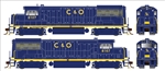 Bowser 25127 HO U25b C&O Blue PH IIa 8106