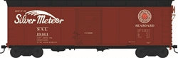 Bowser 43348 HO X31 Single-Door Round Flush Roof Boxcar Seaboard Air Line Silver Meteor #19459