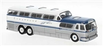 Brekina 61300 HO 1954-1956 GMC PD-4501 Scenicruiser Bus Assembled Greyhound As-Delivered