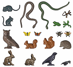 Busch 1153 HO Small Animal Set Various Small Animals