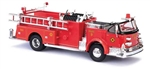 Busch 46030 HO 1968 American LaFrance Open-Cab Pumper Assembled Fire Department