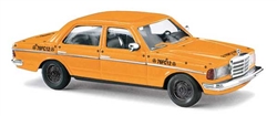 Busch 46873 HO 1977 Mercedes Benz W123 Sedan Assembled Orange