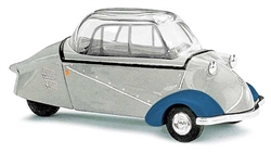 Busch 48816 HO 1955 Messerschmitt KR200 3-Wheeled Kabinenroller Assembled Gray Blue