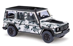 Busch 51423 HO 1990 Mercedes-Benz G-Klasse SUV Assembled Crazy in Gray