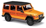 Busch 51464 HO 2008 Mercedes-Benz G-Klasse SUV Assembled Orange, Black