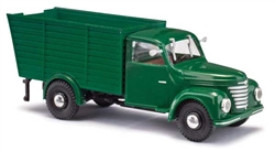 Busch 52099 HO 1954 Framo V901-2 Animal Transport Truck Assembled Green