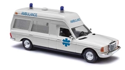 Busch 52213 HO 1977 Mercedes-Benz VF 123 High-Roof Station Wagon Ambulance Assembled