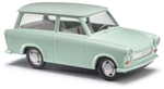 Busch 53201 HO 1966 Trabant P601 Universal Station Wagon Assembled Pale Green