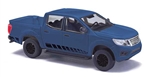 Busch 53710 HO 2015 Nissan Navara Crew-Cab Pickup Truck Assembled Blue Black