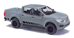 Busch 53711 HO 2015 Nissan Navara Crew-Cab Pickup Truck Assembled Gray Black