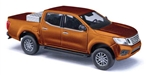 Busch 53720 HO 2015 Nissan Navara Crew-Cab Pickup Truck w/Bed Box Assembled Metallic Gold