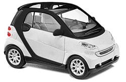 Busch 60202 HO 2007 Smart Fortwo Coupe Kit Various Colors