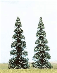 Busch 6102 Pine Trees 2-15/16" Pkg 2