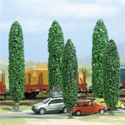 Busch 6228 Poplar Trees 2 1/2 to 3-3/4" Tall Pkg 2