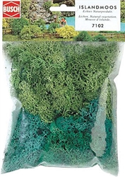 Busch 7102 Lichen Light & Dark Green 1-1/4oz