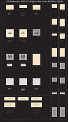 City Classics 706 HO 1940s-50s Window Signs For #195-106 East Ohio Street Kit