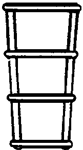 Cal Scale 418 HO Ladder For Baldwin Shark