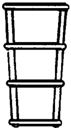 Cal Scale 418 HO Ladder For Baldwin Shark