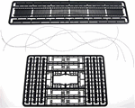 Central Valley 1811 N 150' Bridge Details Unpainted Plastic Walkways