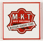 Phil Derrig 20 Railroad Magnet Missouri-Kansas-Texas Katy